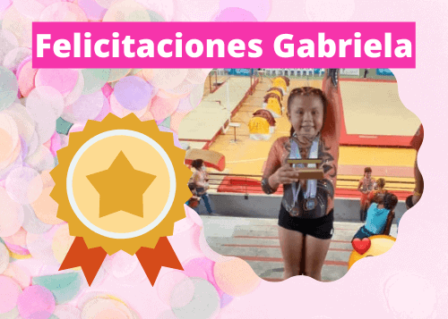 🥇  Felicitaciones Gabriela por el triunfo obtenido! 😍